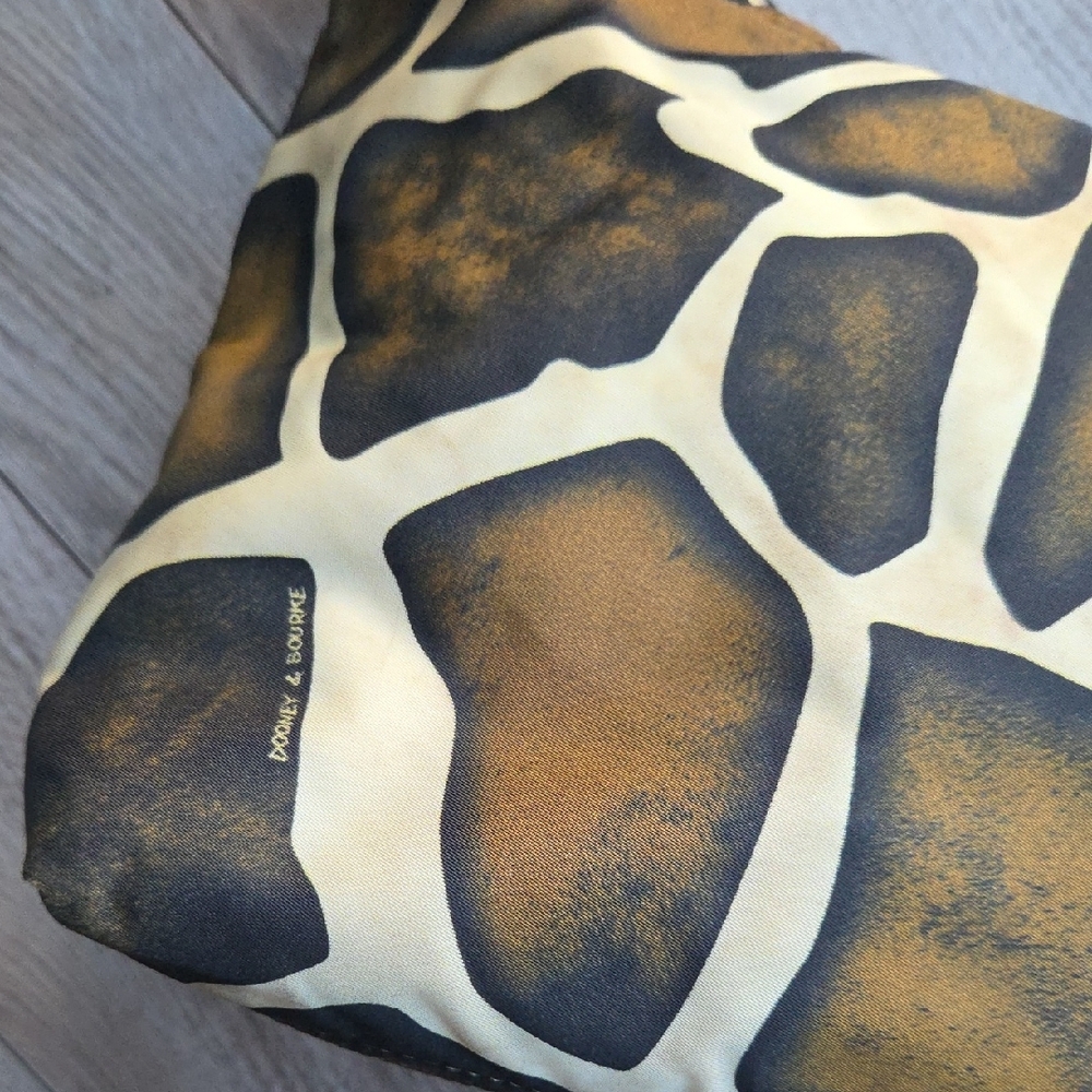 Dooney & Bourke Giraffe Print Shoulder Bag with Brown Accents - Picture 7 of 15